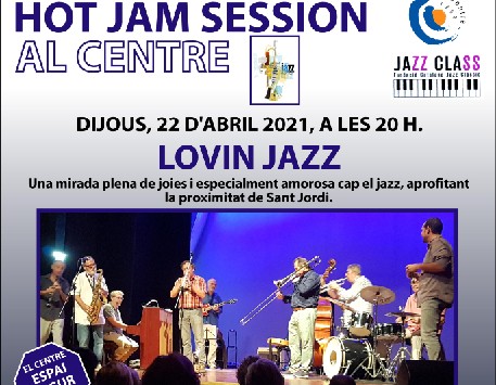 Fragment del cartell "Hot Jam Session: Lovin' Jazz"