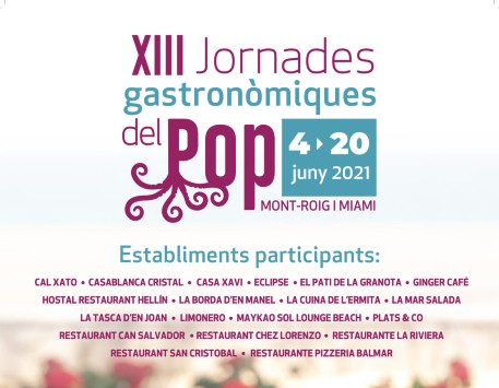 XIII Jornades Gastronòmiques del Pop a Mont-roig del Camp i Miami Platja