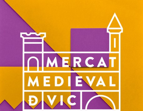 Fragmnent del cartell que anuncia les activitats d'enguany del Mercat Medieval de Vic. Font: Ajuntament de Vic