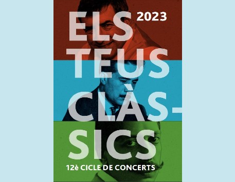Cartell del cicle "Els teus clàssics" 2023