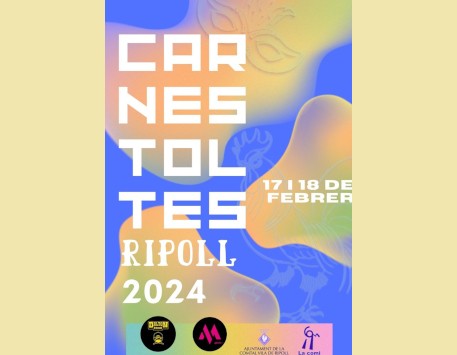 Cartell del Carnaval 2024. Font: Ajuntament de Ripoll 