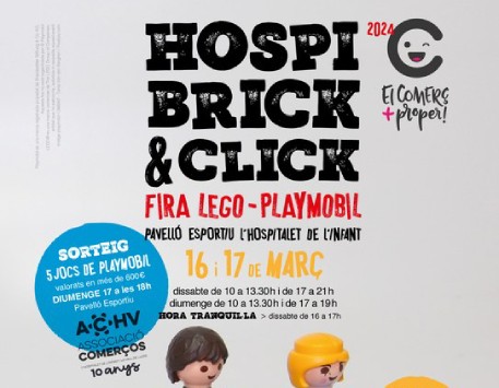HospiBrick & Click · Fira Lego - Playmobil