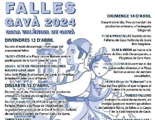 Festes Fallas a Gavà 2024