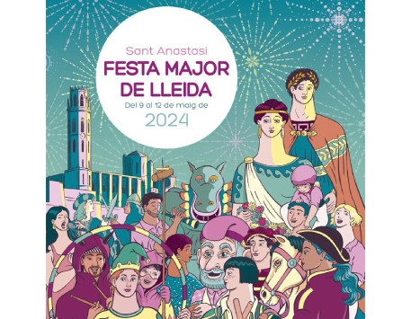Cartell de la Festa Major de Sant Anastasi de Sònia Alins
